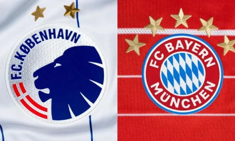 Cập nhật bảng xếp hạng FC Copenhagen gặp Bayern các mùa giải 